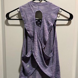Lululemon Cross Back SilverScent Purple Tank